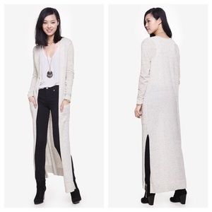 Long duster lightweight cardigan
